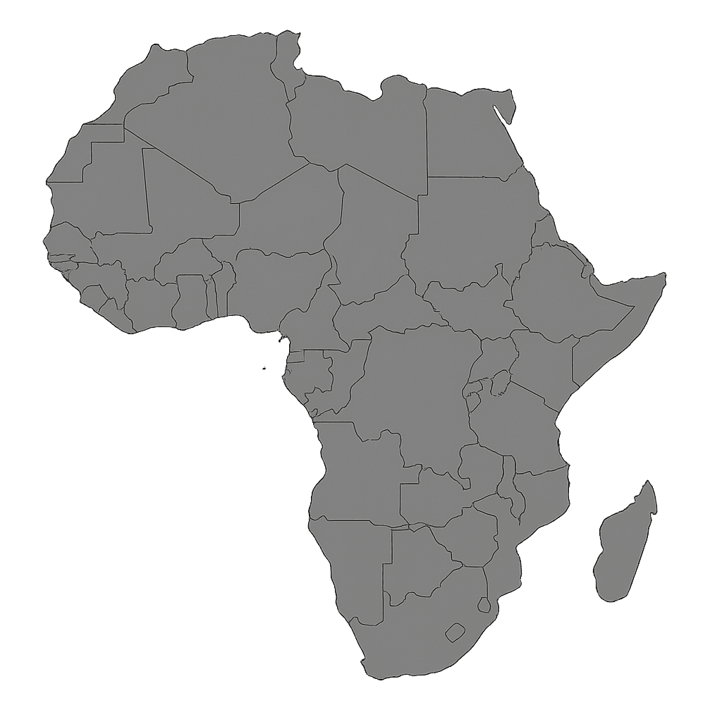 Pan-African Routes map
